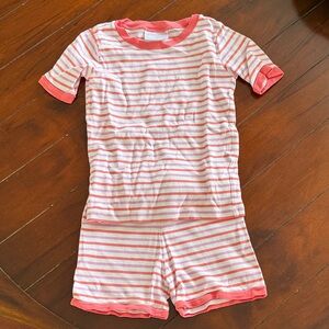 Striped Pink Kids Pajama Set